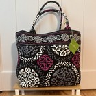Nwt Vera Bradley Canterberry Magenta Holiday Tote