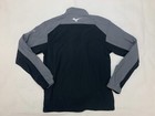 Mizuno Men s Large Long Sleeve 1 4 Zip Batting Jacket Black Gray
