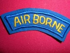 Vietnam War Airborne Hand Made Tab Patch