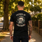 Father Of Mayhem Skull Snake Graphic T-shirt Funny Dad Gift Biker Tee S-5xl