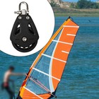 Pulley Block Swivel Pulley Sailboat Lift Tool Hardware Deck Rigging Metal Rope