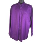 Wrangler 20x Mens Purple Long Sleeve Button Down Classic Western Shirt Xl Casual