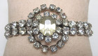 Vintage Rare Kramer Sterling Rhinestone Bracelet Signed