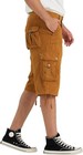 Mens Cargo Shorts 8 Pockets Below Knee Relaxed Fit Casual Hiking Work Outdoor