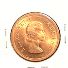 South Africa 1954 Penny Km 46 Red Choice Bu