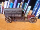 Vintage 1910 s Distler Tin Litho Wind Up Delivery Truck W driver Tin Penny Toy