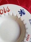Vintage Coors Light Beer Ashtrays Ceramic 6  - Set Of 3