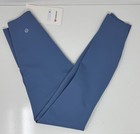 Lululemon Glow Up Hr Tight 25    Wsdn Washed Denim Blue Size 0 Running Leggings