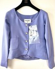 4 4k New Chanel 2012 Princess Tweed Purple Jacket 34 36 2 4 6 Shirt Top Coat M L