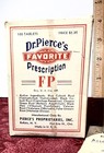 Vintage Bottledr  Pierce   s Favorite Prescription Tablets W  Contents   Paperwork