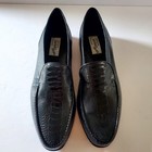 Vintage Handmade 70s Nwot Designer Michaels Shoes Ostrich Men s Loafers Size 12