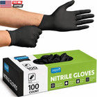 Black Nitrile Disposable Gloves   4 5 Nitrile Disposable Safety Medical Cooking