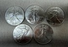 Lot Of 5 Silver 2026 American Eagle 1 Oz  Fine  999 Us Oz Coins