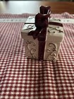 Yankee Candle Gift Box Present Tealight Ceramic Candle Holder Christmas