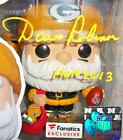 Dave Robinson Signed Green Bay Packers  santa  Funko Pop Doll  193 W hof 2013