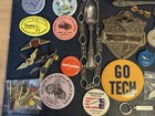 Vtg Junk Drawer Lot  Miscellaneous Collectibles   Treasures Tokens Keychain Pins