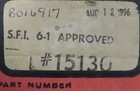 Lakewood Nos 15130 Safety Bellhousing W  Block Plate  bolts  Application Unknown
