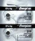 1 Energizer 319 Sr527sw Sr527 V319 Silver Oxide Watch Battery