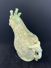 Large Chinese Archaistic Bronze Vessel With Removable Lid
