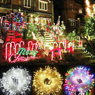 100-500 Led Fairy String Lights Waterproof Christmas Tree Wedding Party Decor Us