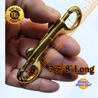 3 5 8  Marine Grade Solid Brass Snap Hook 