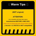 20xm21-750-427 Label Cartridges For Bmp21-plus That Manufactured Before Jun 2025