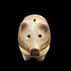 Vintage Pottery Clay Piggy Bank
