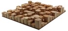 Sound Acoustic Wood Diffuser   skyline   - 20x20 Inches  50 50 Cm    2d Qrd Panel