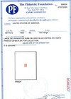 Usa  561-tc1ae Extra Fine Large Die Proof Trial Color In Red Orange W Control  
