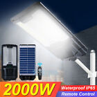 Outdoor Solar Street Light Motion Sensor Lamp Commercial Dusk To Dawn Road Lamp