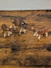 Schleich Donkey Family Lot Of 3 Adult   2 Foals 13746 Farm Animal Toy Figure