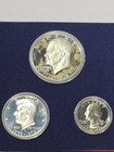 1776-1976 U s  Bicentennial Silver Proof 3-coin Set 40  Silver