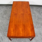 Mid Century Danish Modern Coffee Table Solid Teak Denmark Surfboard Mcm Vintage