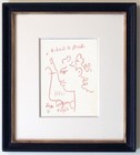 Jean Cocteau Drawing Male French Sketch Orpheus Apollo Classical Greek