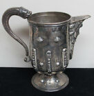 Antique Spanish Sterling Silver Aztec Mayan Inspired Sangria Wine Pour