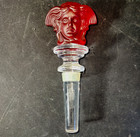 New Versace Lumiere Medusa Rose Red Wine Bottle Stopper  5 1 4   By Rosenthal