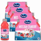 Cranberry Strawberry Juice Drink  10 Fl Oz Bottles  6 Count Pack Of 4 - Refreshi