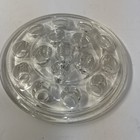 Vintage Clear Glass Flower Frog 16 Hole Flower Arrangement Holder 5    Diameter