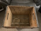 Vintage Polar Bear Please Wooden Soda Case 17x12x12