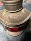 2-vintage Nautical Brass Port Lantern   Star Board Oil Lamp Red   Blue Maritime