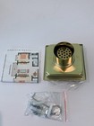 Webang 4 Inch Square Shower Floor Drain Brushed Gold