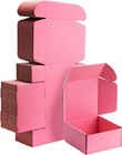 Pink black Shipping Boxes 25 Pack Small Cardboard Corrugated Mailer Boxes
