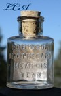Scarce Cocaine Antique Apothecary Bottle Embossed W  Label Cocaine Hydro  Bim