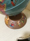 Vintage Walt Disney Rand Mcnally World Globe Mid Century Characters 1950 s Tin