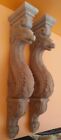 Dragon Corbel bracket  Large Wooden Carved Wall Decor  Kitchen Island   Oak  30 