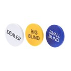 Texas Hold   em Dealer Parts Small Blind  Big Blind  Dealer Puck Buttons Kit