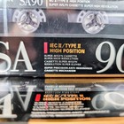 Tdk Sa90 Iec Type Ii High Position Cassette Tapes Lot Of 6 Made In Japan Sealed