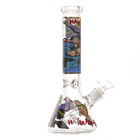    10 Inch Heavy Glass Bong Water Pipe Smoking Bong Beaker   14mm Bowl Hookah Usa 