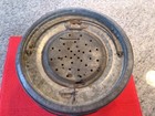 Vintage Galvanized Metal Minnow Live Bait Bucket With Handle   Insert Container