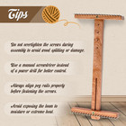 Adjustable Tapestry Weaving Loom Small Expandable 3 5in To 11 8in Wooden Frame